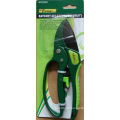 Tesoura de poda jardim 8" catraca Secateurs com punho da liga de alumínio